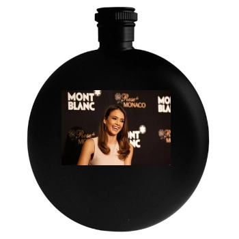 Jessica Alba Round Flask