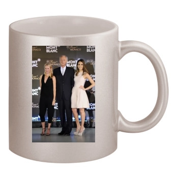 Jessica Alba 11oz Metallic Silver Mug