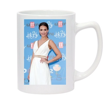 Jessica Alba 14oz White Statesman Mug