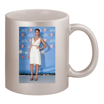 Jessica Alba 11oz Metallic Silver Mug