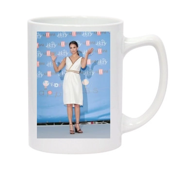 Jessica Alba 14oz White Statesman Mug