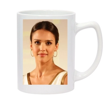 Jessica Alba 14oz White Statesman Mug