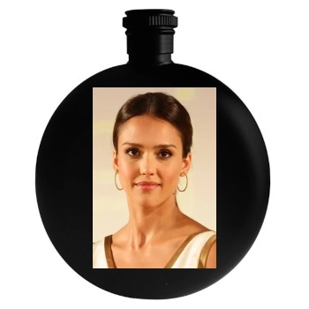 Jessica Alba Round Flask