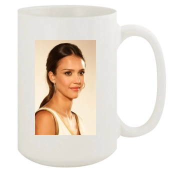 Jessica Alba 15oz White Mug