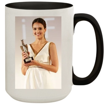 Jessica Alba 15oz Colored Inner & Handle Mug