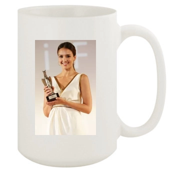 Jessica Alba 15oz White Mug