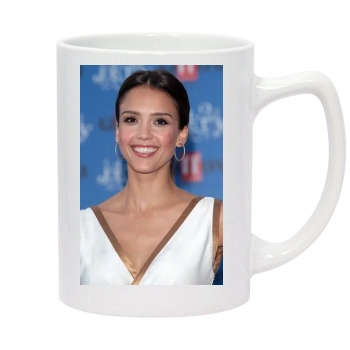 Jessica Alba 14oz White Statesman Mug