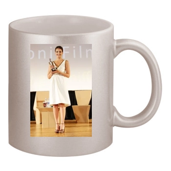 Jessica Alba 11oz Metallic Silver Mug