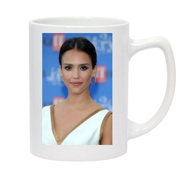 Jessica Alba 14oz White Statesman Mug