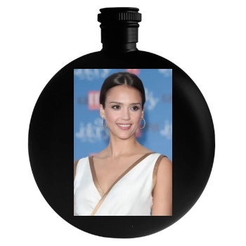 Jessica Alba Round Flask