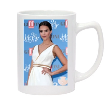 Jessica Alba 14oz White Statesman Mug