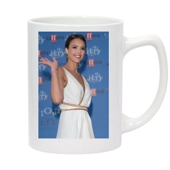 Jessica Alba 14oz White Statesman Mug