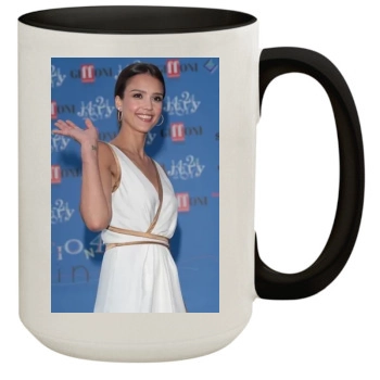 Jessica Alba 15oz Colored Inner & Handle Mug