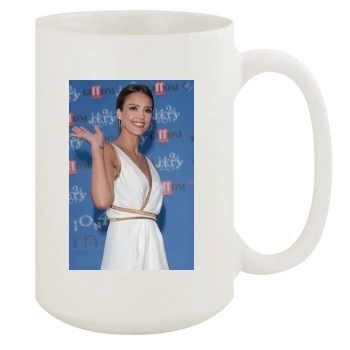 Jessica Alba 15oz White Mug