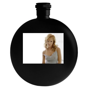 Jessica Alba Round Flask