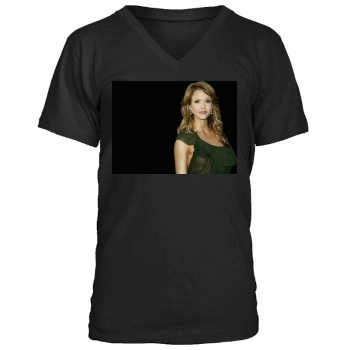 Jessica Alba Men's V-Neck T-Shirt