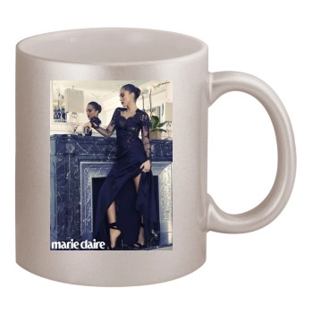 Jessica Alba 11oz Metallic Silver Mug