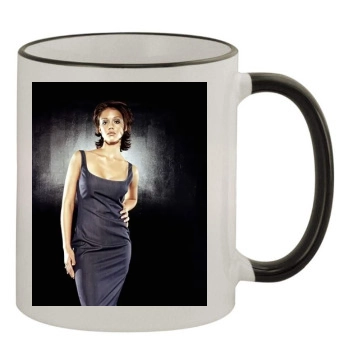 Jessica Alba 11oz Colored Rim & Handle Mug