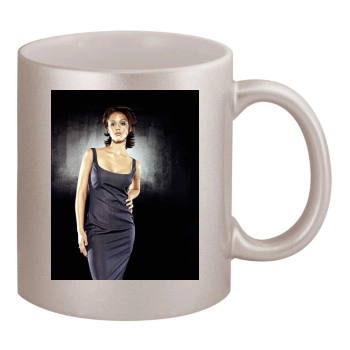 Jessica Alba 11oz Metallic Silver Mug