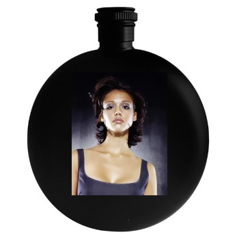 Jessica Alba Round Flask