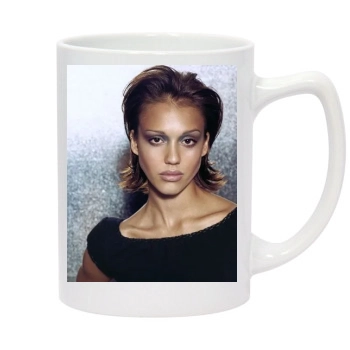 Jessica Alba 14oz White Statesman Mug