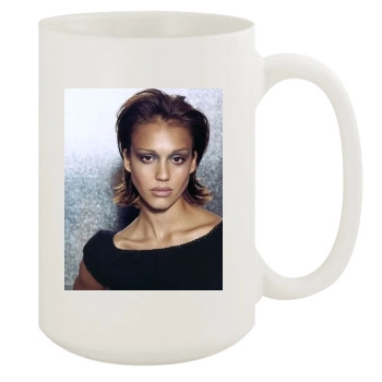 Jessica Alba 15oz White Mug