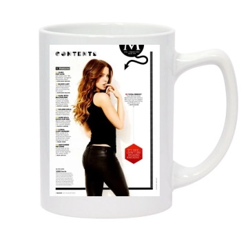 Jessica Biel 14oz White Statesman Mug