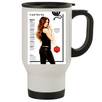 Jessica Biel Stainless Steel Travel Mug