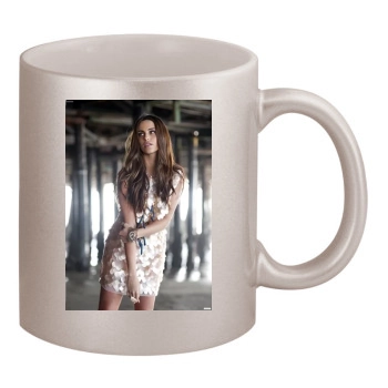 Jessica Lowndes 11oz Metallic Silver Mug