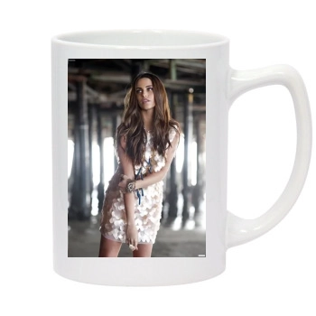 Jessica Lowndes 14oz White Statesman Mug