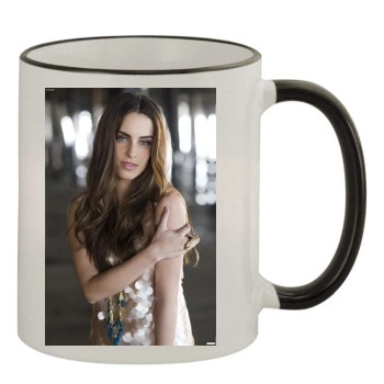 Jessica Lowndes 11oz Colored Rim & Handle Mug