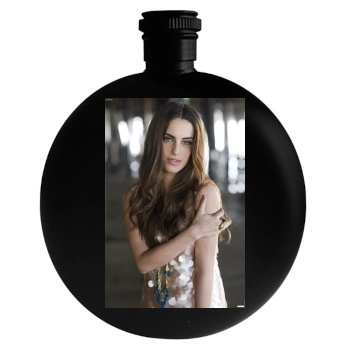 Jessica Lowndes Round Flask