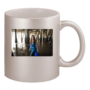 Jessica Lowndes 11oz Metallic Silver Mug