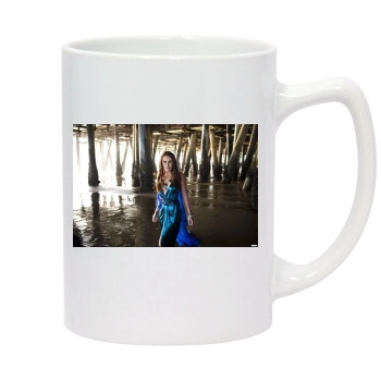 Jessica Lowndes 14oz White Statesman Mug