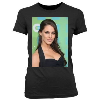 Jessica Lowndes Women's Junior Cut Crewneck T-Shirt