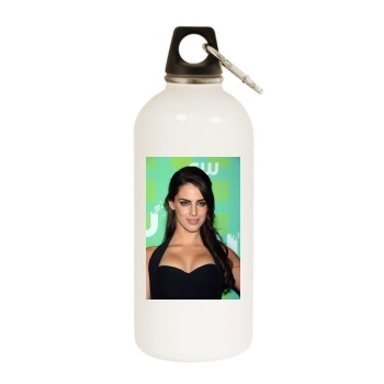 Jessica Lowndes White Water Bottle With Carabiner