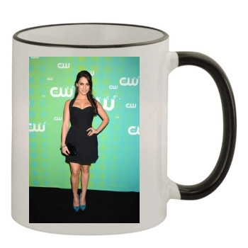 Jessica Lowndes 11oz Colored Rim & Handle Mug