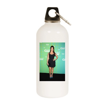 Jessica Lowndes White Water Bottle With Carabiner