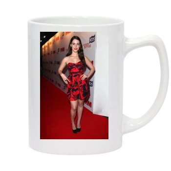 Jessica Lowndes 14oz White Statesman Mug