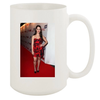 Jessica Lowndes 15oz White Mug