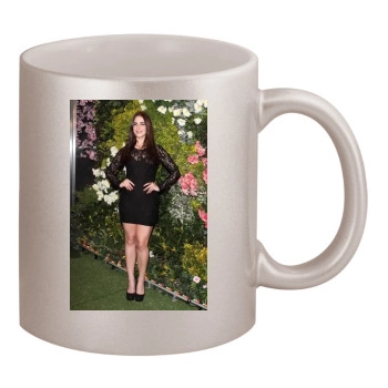 Jessica Lowndes 11oz Metallic Silver Mug