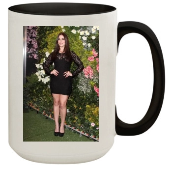 Jessica Lowndes 15oz Colored Inner & Handle Mug