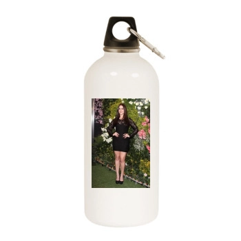 Jessica Lowndes White Water Bottle With Carabiner
