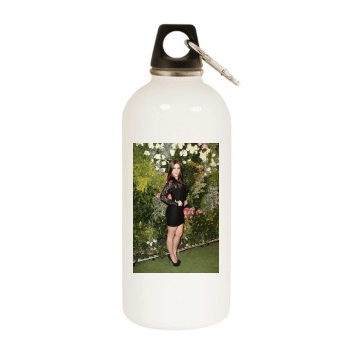 Jessica Lowndes White Water Bottle With Carabiner