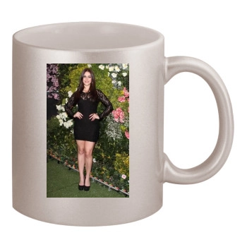 Jessica Lowndes 11oz Metallic Silver Mug