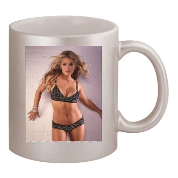 Jessica Simpson 11oz Metallic Silver Mug