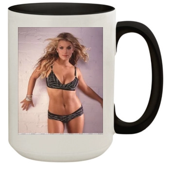 Jessica Simpson 15oz Colored Inner & Handle Mug