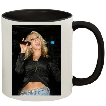 Jessica Simpson 11oz Colored Inner & Handle Mug