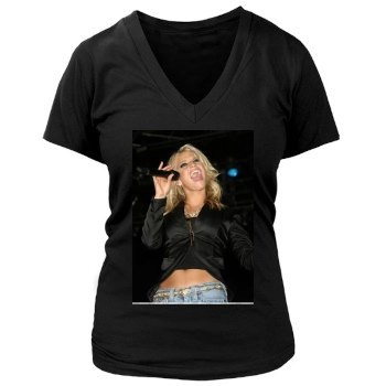 Jessica Simpson Women's Deep V-Neck TShirt