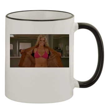 Jessica Simpson 11oz Colored Rim & Handle Mug